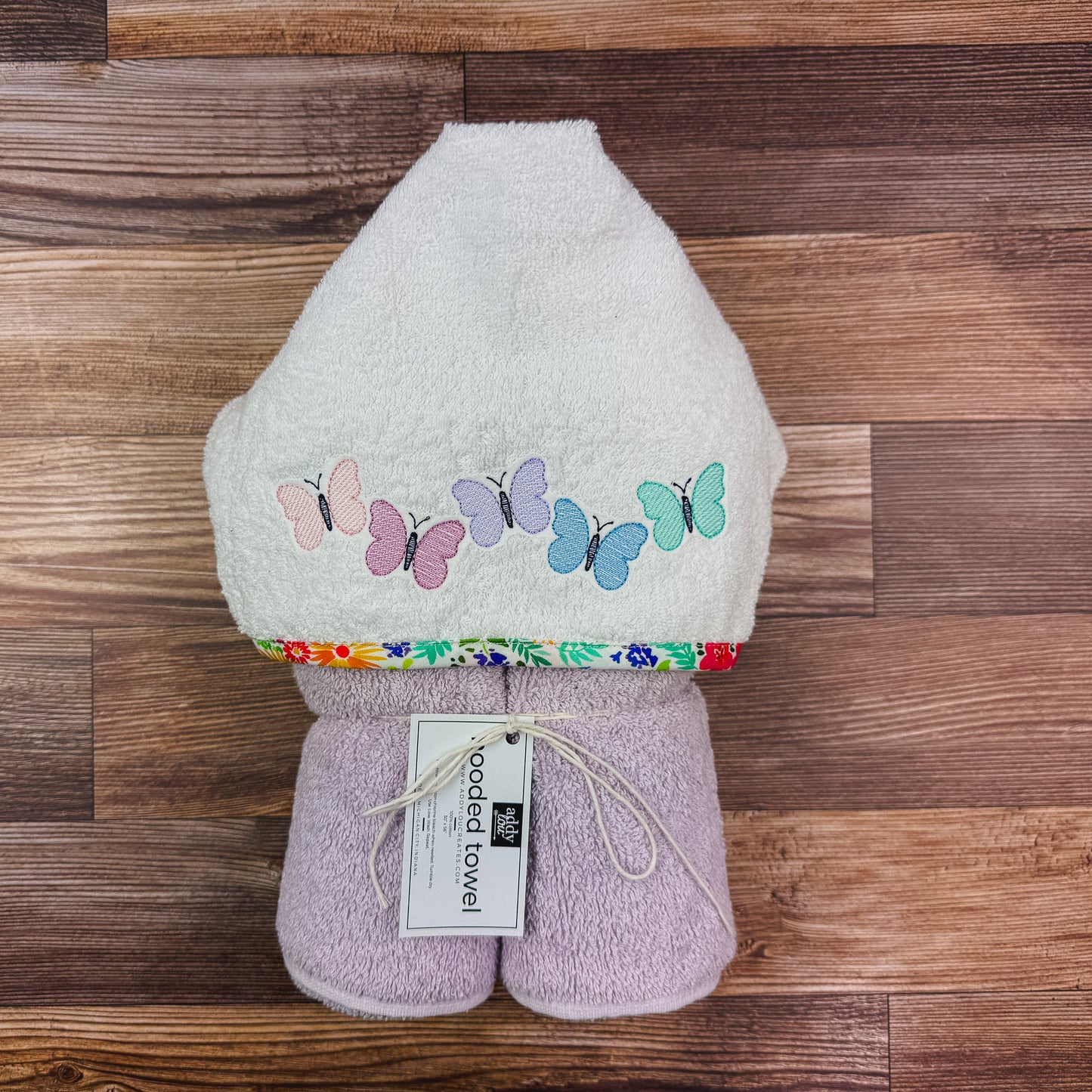 Hooded Towel | Butterflies