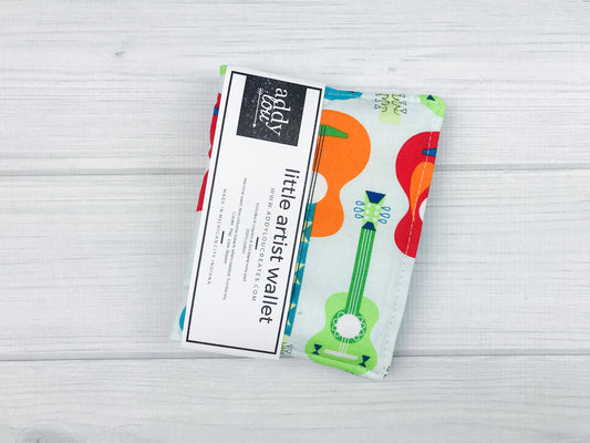 Crayon Wallet | Guitar Blue