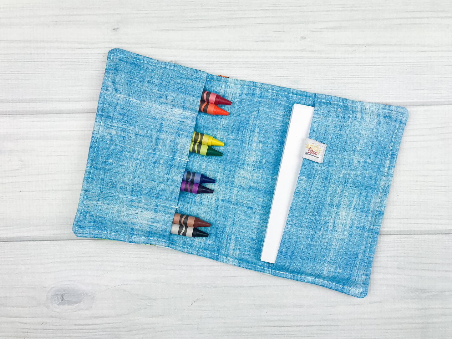 Crayon Wallet | Guitar Blue