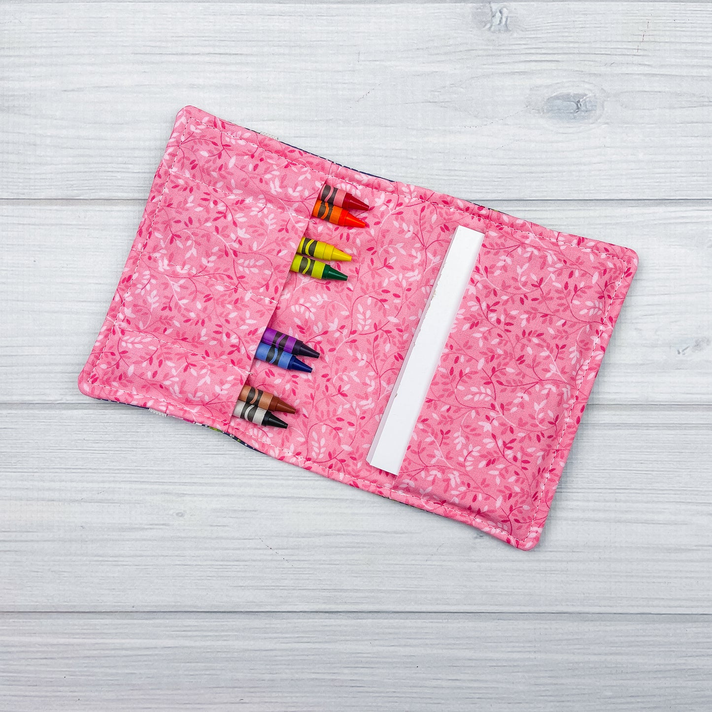 Crayon Wallet | Navy Floral
