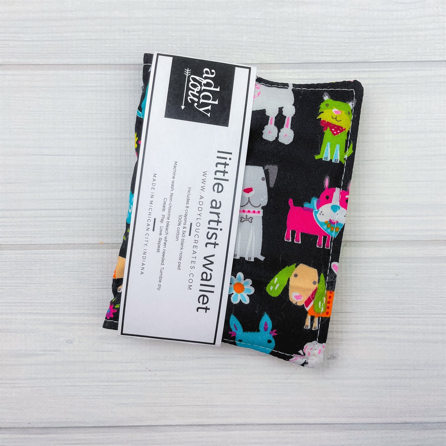 Crayon Wallet | Dogs + Cats