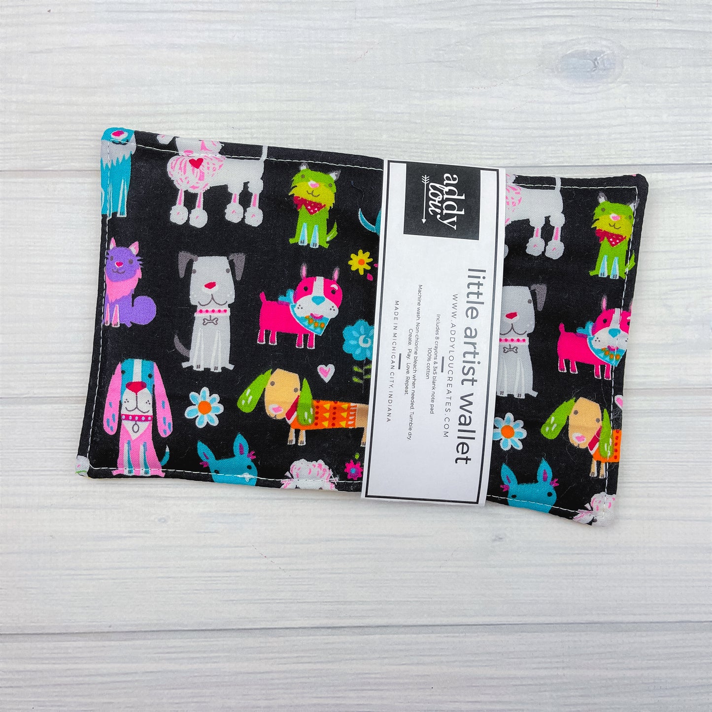 Crayon Wallet  | Dogs + Cats