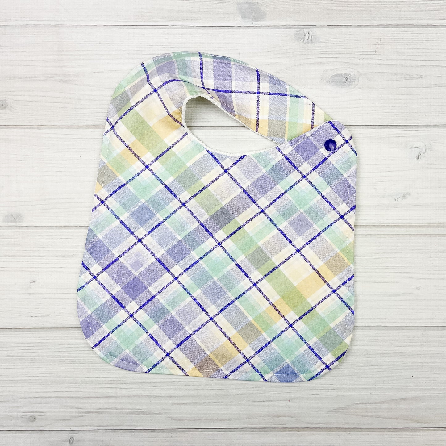 Bib | Plaid Purple