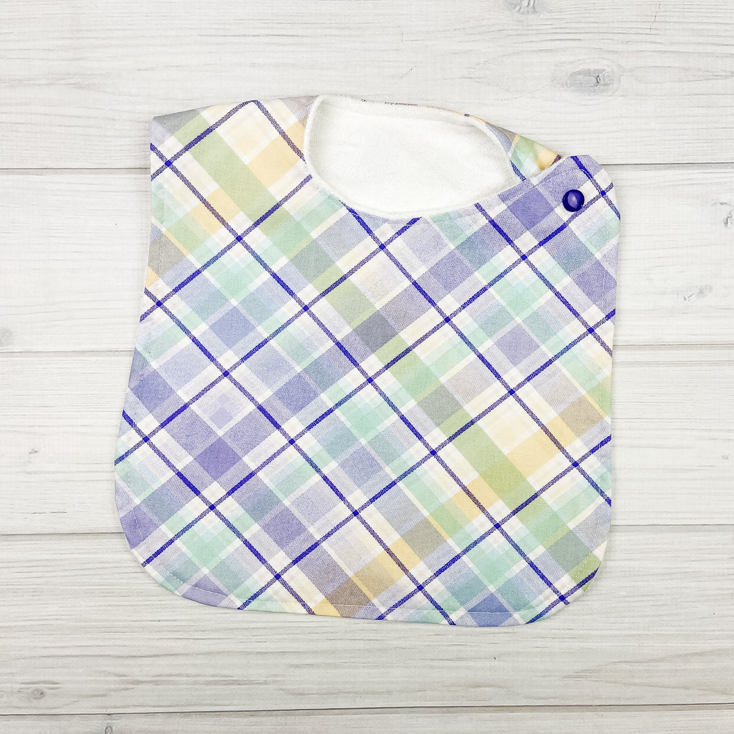 Bib | Plaid Purple