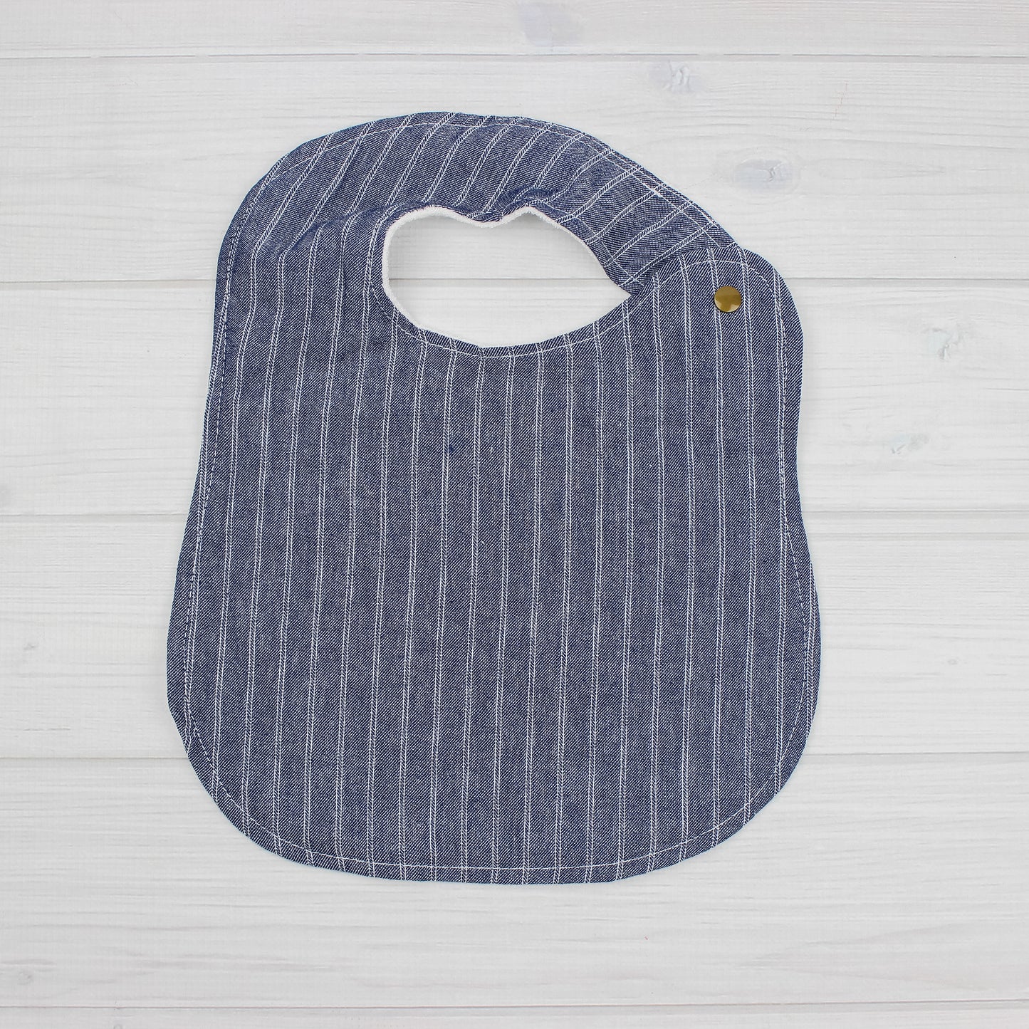 Bib | CHAMBRAY DOUBLE STRIPE