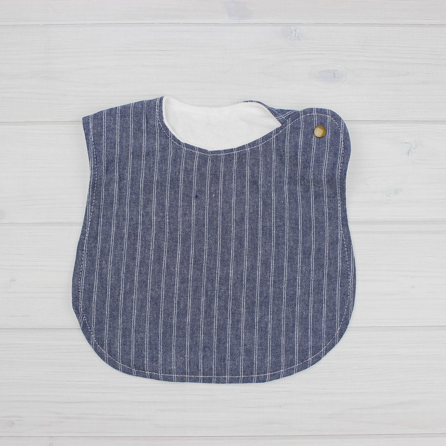 Bib | CHAMBRAY DOUBLE STRIPE