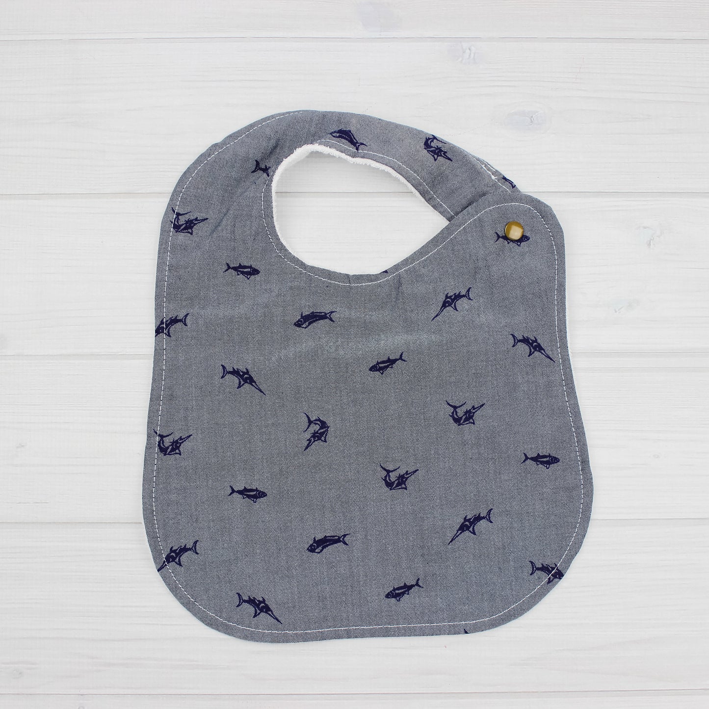 Bib | CHAMBRAY FISH