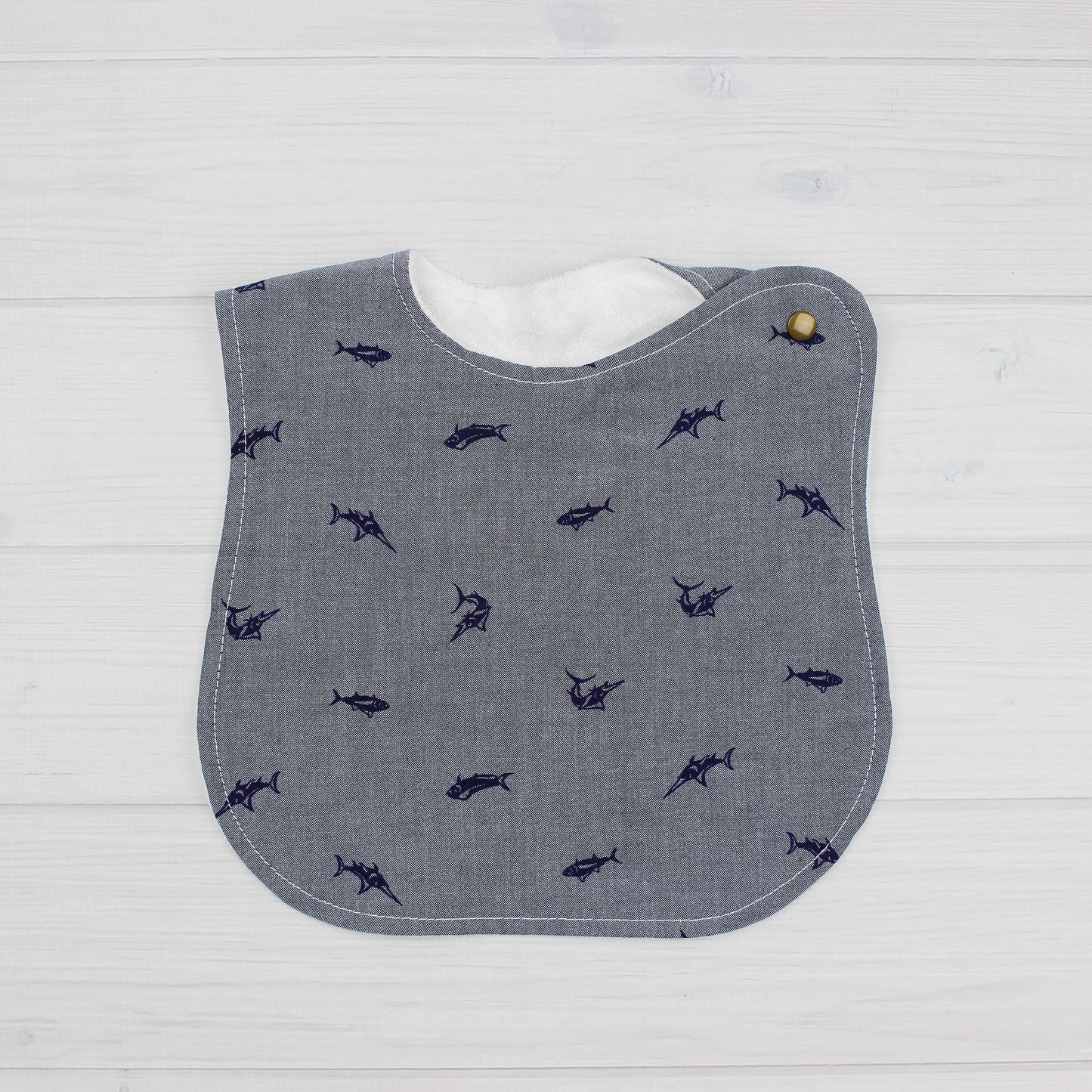 Bib | CHAMBRAY FISH