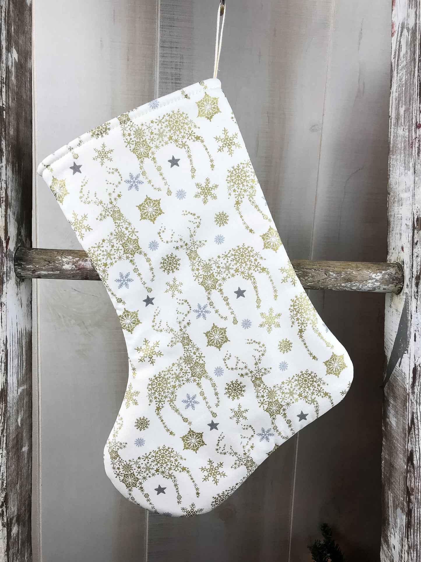 Christmas Stockings | GOLD + SILVER DEER