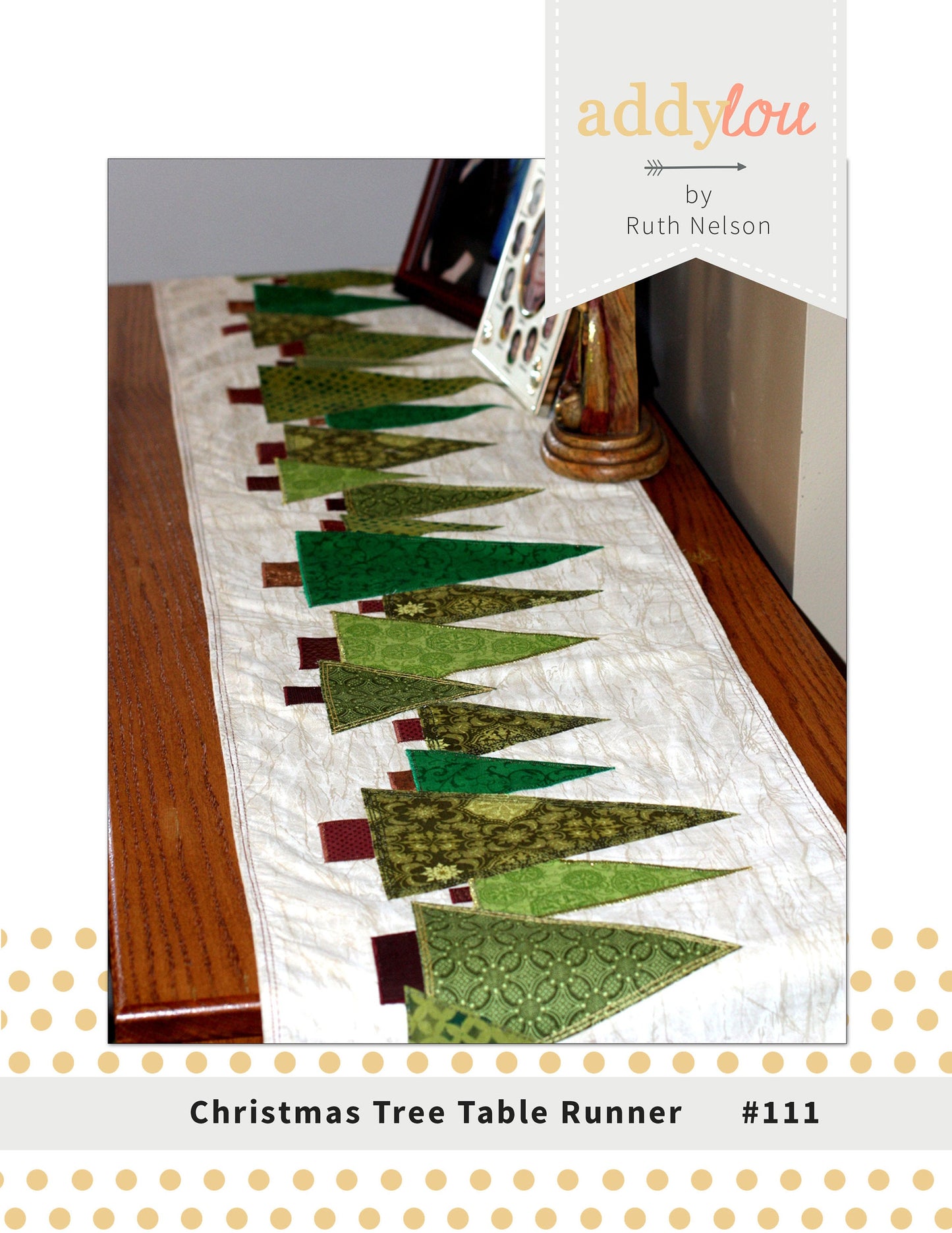 Christmas Tree Table Runner Pattern (Downloadable)