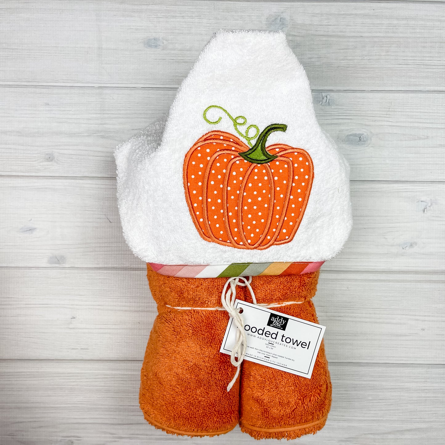 Hooded Towel | Pumpkin