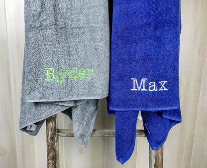 Hooded Towel | Brontosaurus Dinosaur