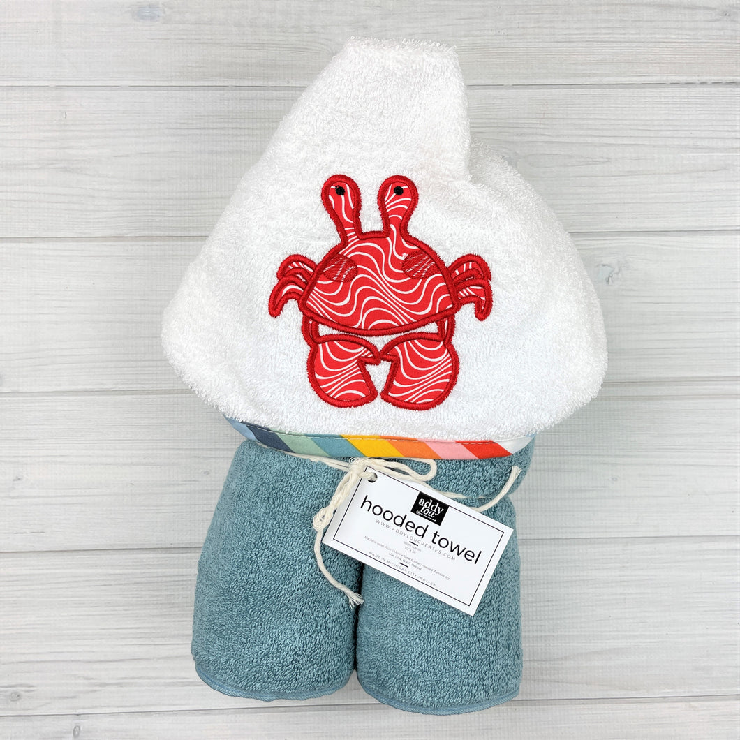 Hooded Towel | Crab