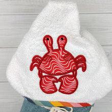 Load image into Gallery viewer, Hooded Towel | Crab
