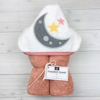 Hooded Towel | Moon + Stars