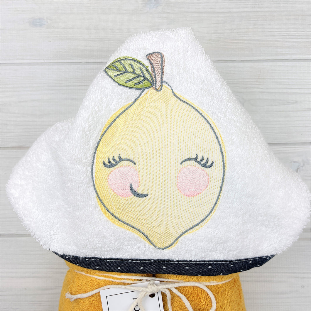 Hooded Towel | Lemon