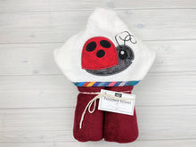 Load image into Gallery viewer, Hooded Towel | Lady Bug
