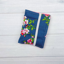 Load image into Gallery viewer, Crayon Wallet  | Navy Floral
