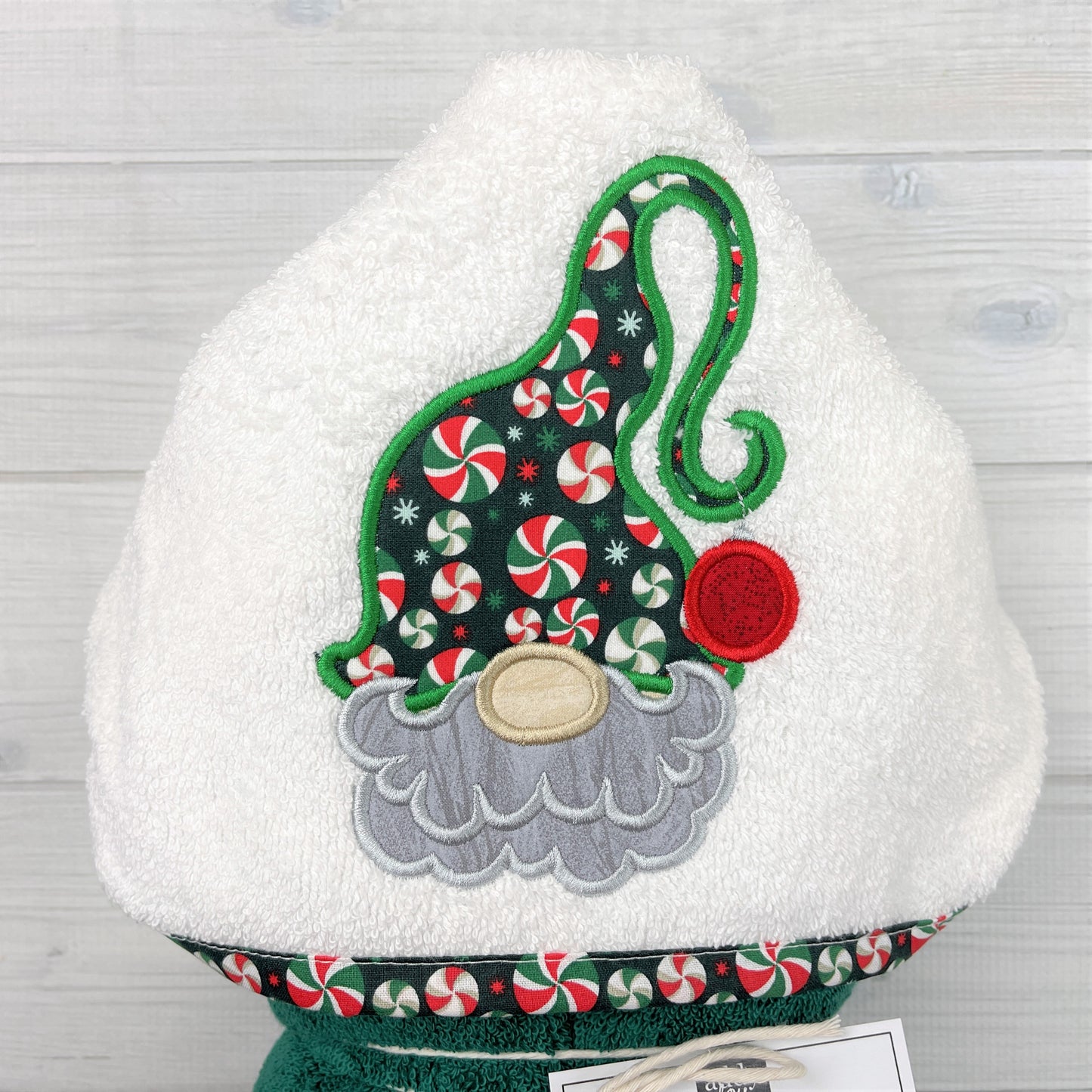 Hooded Towel | Holiday Gnome 1