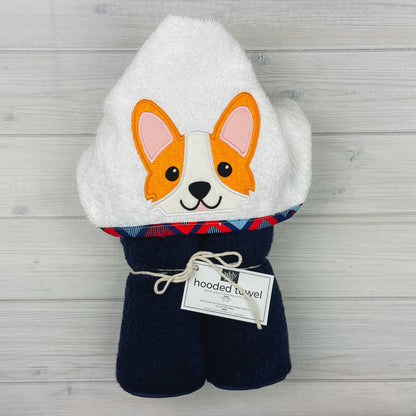 Hooded Towel | Corgi