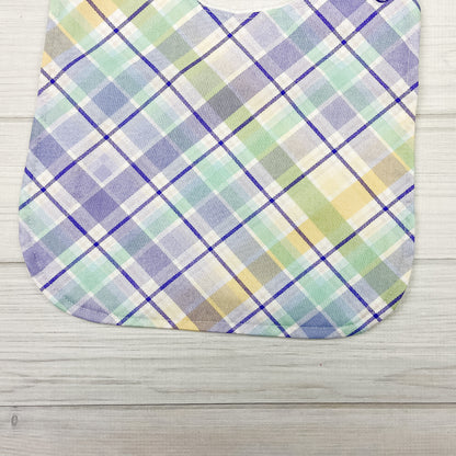 Bib | Plaid Purple