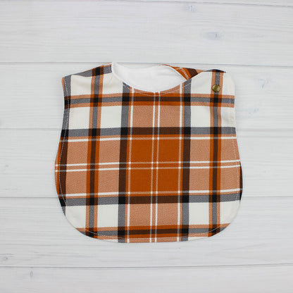 Bib | ORANGE PLAID