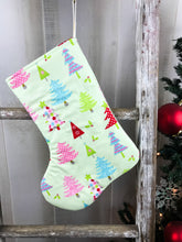 Load image into Gallery viewer, Christmas Stockings | PINK CHRISTMAS TREE
