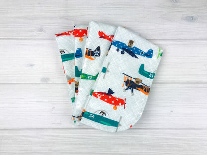 Burp Cloths | AIRPLANE DOGS