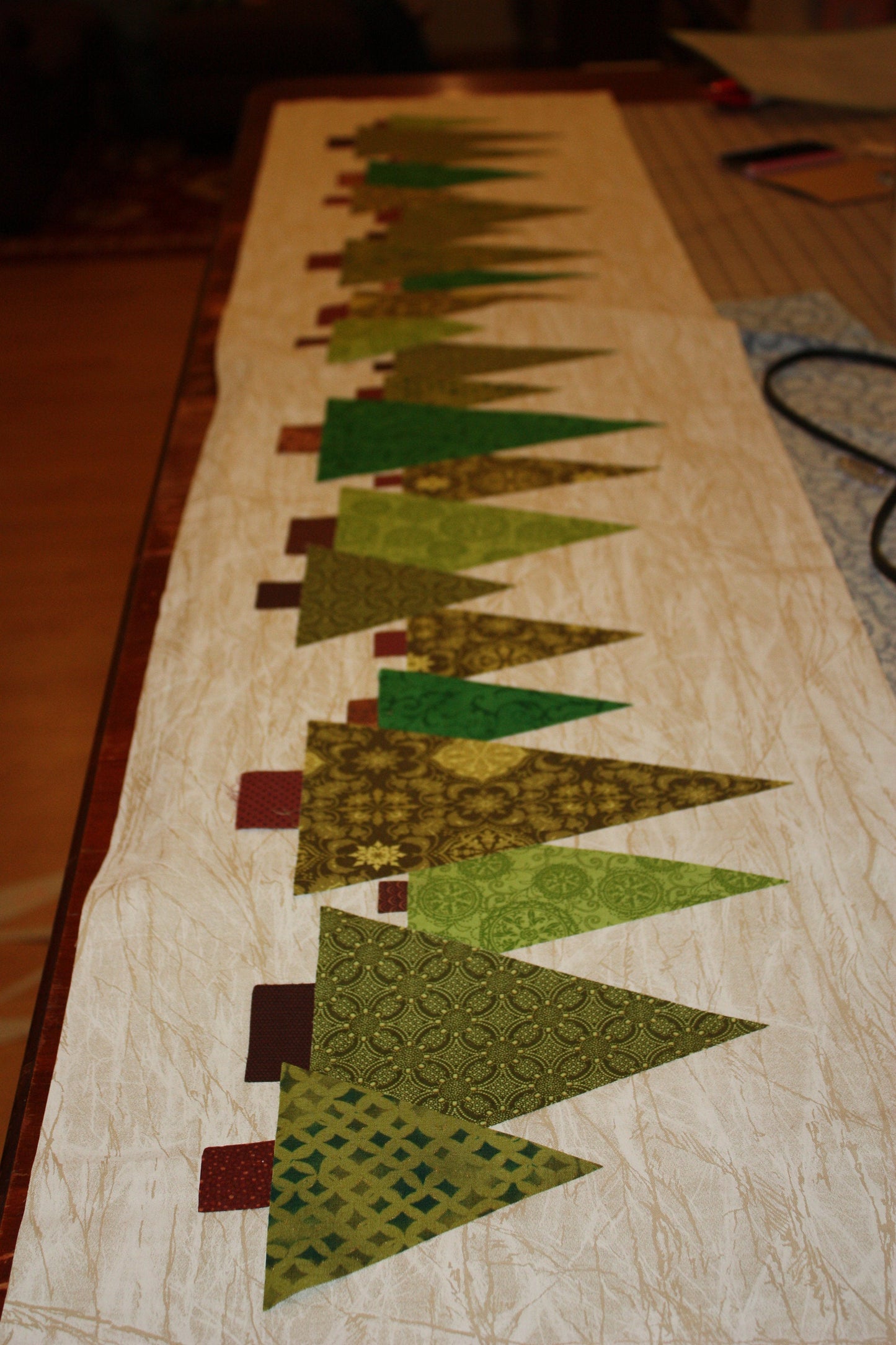 Christmas Tree Table Runner Pattern (Downloadable)