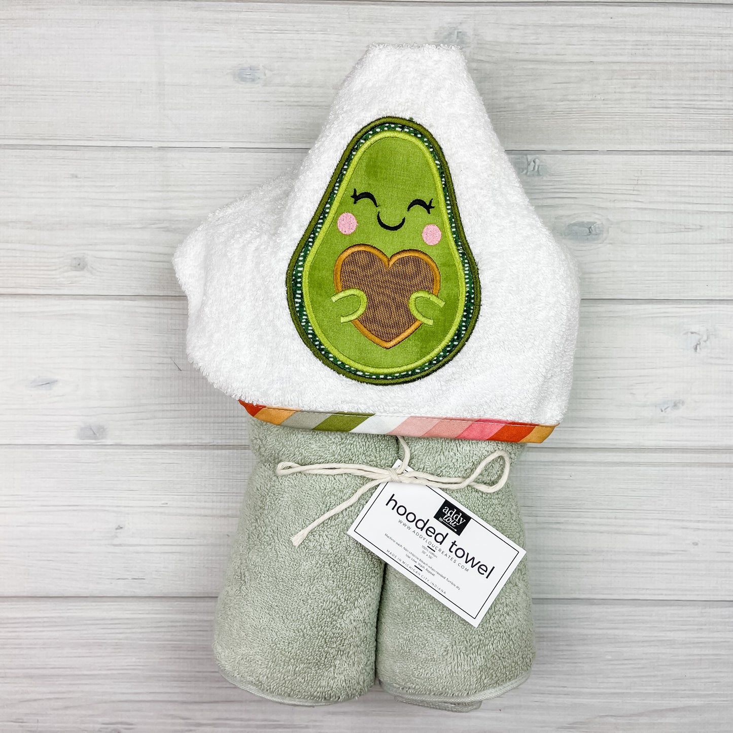 Hooded Towel | Avocado