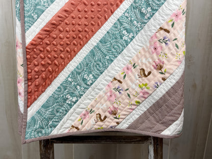 Quilt |  Birds + Gingham